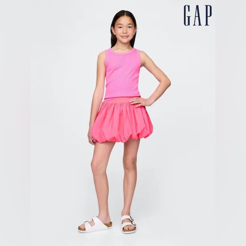 💖✨ GAP Girls Hot Pink Bubble Mini Skirt – Size XL (NWT) ✨💖